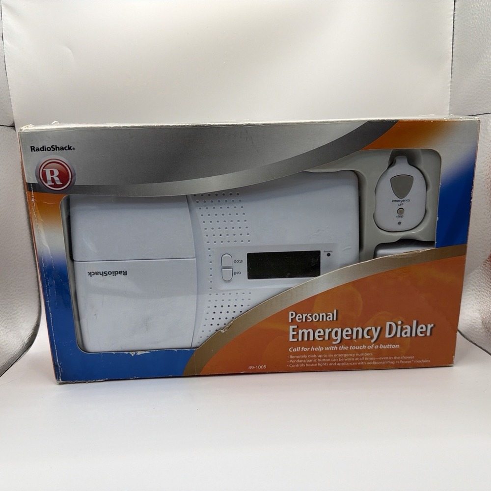 Radio Shack Emergency Phone Dialer Personal Assistant Model 490-1005